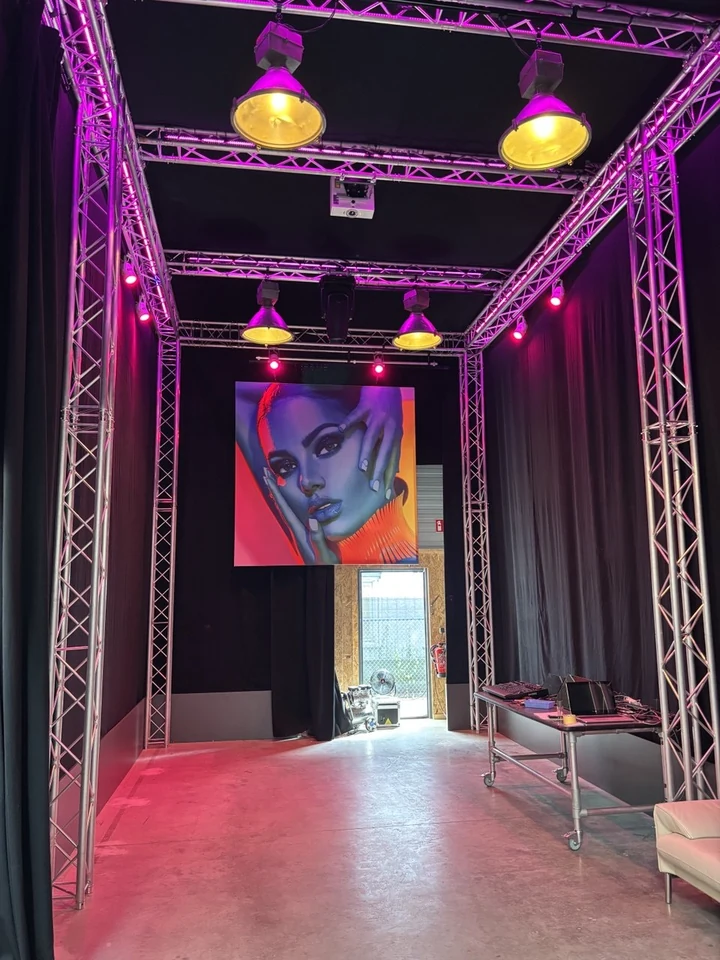 The demonstration setup at our studio in Breda